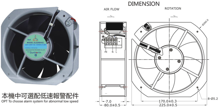  Taiwan's San Ju SJ 2208 ha 2-iron leaf blower